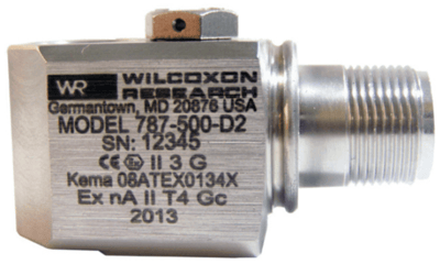 Wilcoxon Sensing Technologies Low-Frequency Accelerometer, Model 787-500-D2